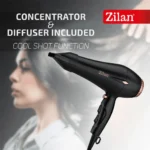 مجفف شعر (سشوار) زيلان 2200 واط - Image 2