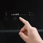 ثلاجة هيتاشي 4 ابواب سلفر زجاج مع كولر - Image 8