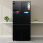 ثلاجة بنكون 4 أبواب 475 لتر زجاج اسود - Image 2